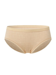 Women's Cotton Lace Trim Antibacterial Mid-Waist Panties