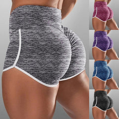 Women's Yoga Shorts Hip Push UP Control Butt Lift Breathable Yoga Fitness Running Sports Activewear High Elasticity Plus Size