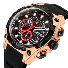 Men Watch Multi-function Chronograph Sport Quartz Watch
