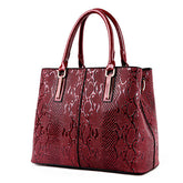 Women Faux Patent Leather Elegant Handbag Shoulder Bag Crossbody