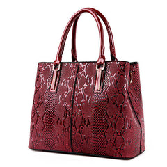 Women Faux Patent Leather Elegant Handbag Shoulder Bag Crossbody