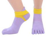 Women Five Toes Breathable Sports Yoga Sock Cotton Exercise Cycling Ankle Socks