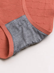 Women's Daisy Print Mid-Waist Comfy Breathable Panty