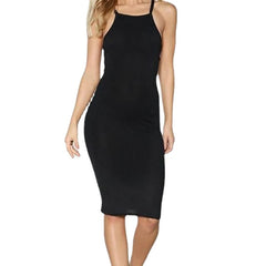 Fashionable Casual Sleeveless Tight Sexy Sling Dress For Girls