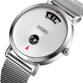 Creative Dial Design 30M Waterproof Business Style Men Watch Quartz Watch