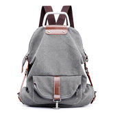 Women Multi-functional Casual Messenger Bag Canvas Crossbody Bag Backpack