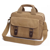 Men's Canvas Outdoor Large Capacity Wear-Resistant Shoulder Messenger Bag