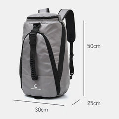 Unisex Nylon Waterproof Wear-resistance Outdoor Brief Large Capacity Basketball Storage Bag Travel Bag Gym Backpack