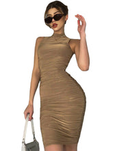 High Waist Stretch Sleeveless Dress - Sexy & Stylish