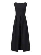 Elegant Women Sleeveless Solid High Split Long Pants Jumpsuits