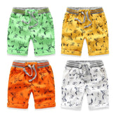 Cartoon Printed Horse Summer Shorts For Unisex Kids - Sheseelady