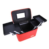 Flannel Korean Cosmetic Box Shaped Large Capacity Case - Sheseelady