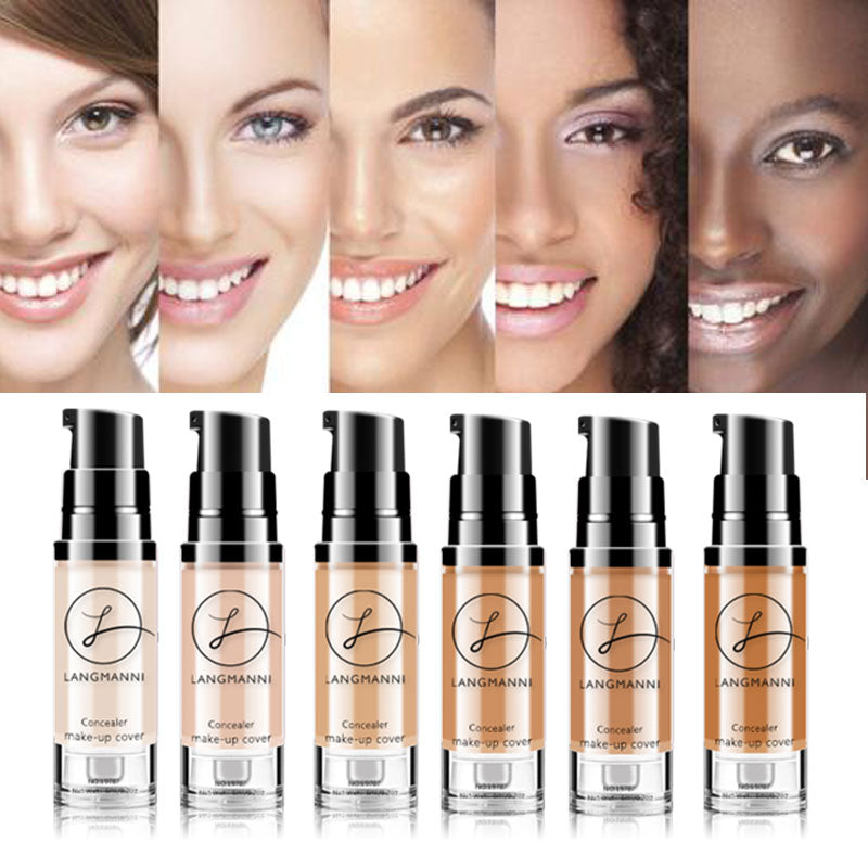 Liquid Foundation Foundation Concealer Makeup Waterproof - Sheseelady