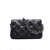 Women's Quality Shoulder Bags With Thick Metal Chain