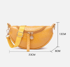 Women Adjustable Belt Waist Packs Chest Bag Zipper Waterproof PU Leather Bum Bags Travel Sprots Purse Phone Pouch Fanny Pack