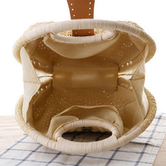 Handmade Casual Women's Shell Shape Straw Bags