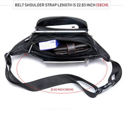 Leather Belt Bag Women's Waist Bags For Women Fanny Pack Female Waist Pack Belt Waist Bag Woman Phone Bags Bumbag