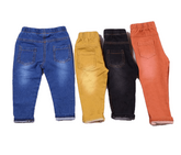 4 Colors Denim Pants And Cotton Trousers For Unisex Kids - Sheseelady