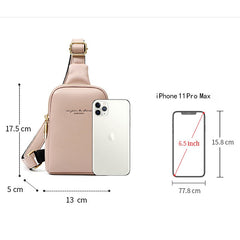 NEW Women's Chest Pack Bag Hip Hop Banana Belt Bag Mini High Quality Crossbody Bags Female PU Leather Waist Bags Purse Pocket