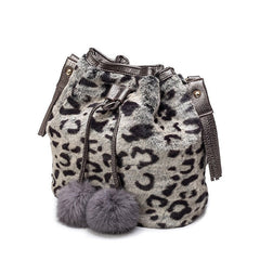Women's Stylish Plush Shoulder Bag