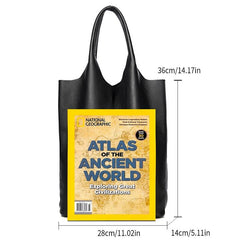 Luxury Casual Women's Soft Genuine Leather Tote Bags