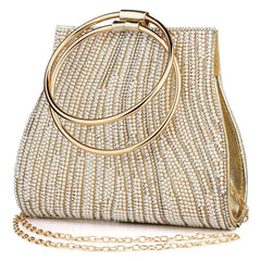 Women's Clutch Handbags With Rhinestone For Banquet Party