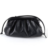 Dumpling Shape Women's Casual Soft Leather Shoulder Bags