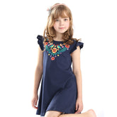 Baby Girls Summer Embroidery Dresses - Sheseelady