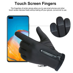 Touchscreen Windproof Waterproof Winter Gloves - Anti-Slip Outdoor Warmth