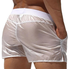 Current Cute Men's Transparent Summer Swim Shorts