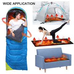 Outdoor USB Heating Sleeping Mat Insulation Camping Heated Sleeping Mattress Sleeping Bag Mattress