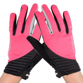 Windproof Touchscreen Cycling Gloves for Men & Women - Winter Full Finger Outdoor Use