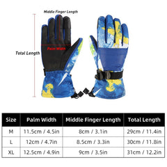 Waterproof Touchscreen Ski Gloves - Warm, Breathable Winter Gloves for Men & Women