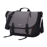 Men Oxford Horizontal Large Capacity Flap-Over Crossbody Shoulder Bag Travel