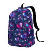 Love Pattern School Bag 15.6'' Laptop Backpack Rucksack Daypack
