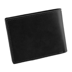 Men Vintage RFID Antimagnetic Faux Fur Patchwork Money Clips Multi-card Slots Wallet