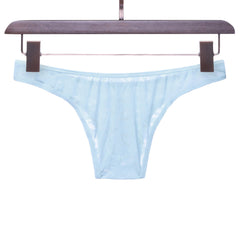 Mens Lips Jacquard Solid Color Low Rise Attractive Underwear