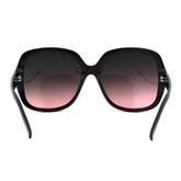 Women Big Full Frame Square Shape Fashion Casual Outdoor UV Protection Sunglasses
