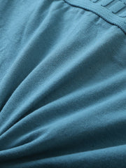 Mens Cotton Solid Color 4Pcs Thin Home Breathable U Convex Pouch Boxers