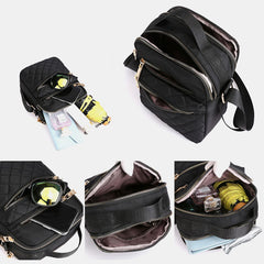 Women Large Capacity Multi-Pocket Waterproof Handbag Shoulder Bag Crossbody