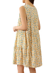 Women's Pajamas Nightgown Flower Fashion Simple Comfort Home Daily Bed Cotton Breathable Gift