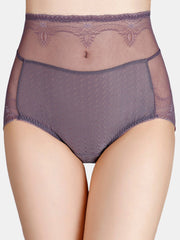 Women's High Waist Lace Sheer Breathable Stretch Lingerie Panties
