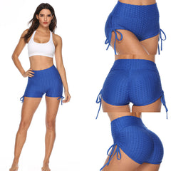 Women's High Waist Yoga Shorts Tummy Control Butt Lift High Elasticity Slim Sports Shorts Gym Workout Running Sports Activewear