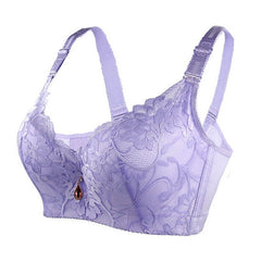 Women's Full Coverage Pure Color Hook & Eye Casual Daily Nylon Sexy 1PC Bras & Bralettes