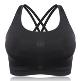 Seamfree Padded Wireless Full Coverage Criss Cross Sports Bra