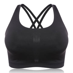 Seamfree Padded Wireless Full Coverage Criss Cross Sports Bra