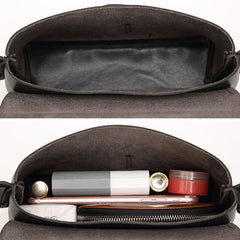 Women PU Leather Hasp Shoulder Bags Vintage Flap Crossbody Messenger