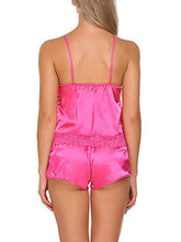 Lace Sleeveless Pajama Set: Soft Sling Top & Shorts