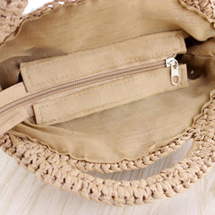 Women Straw Canteen Light Crossbody Bag Phone Beach Bags