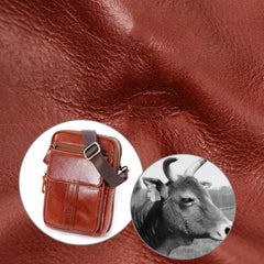 Men's Genuine Leather Retro Business Chest & Shoulder Crossbody Bag